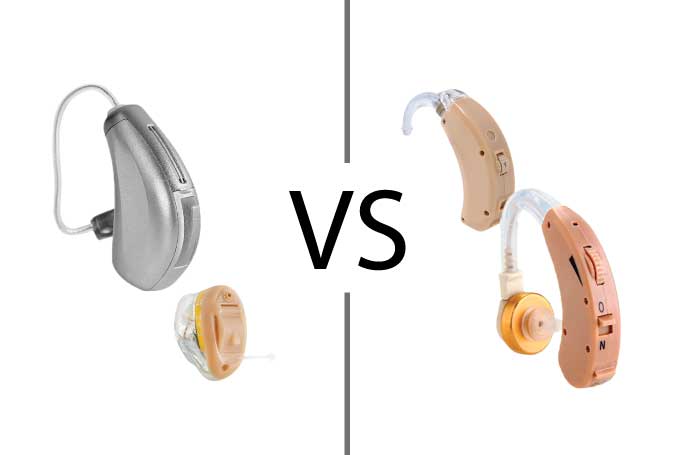 ¿Cuál es la diferencia entre un audífono y un amplificador auditivo?